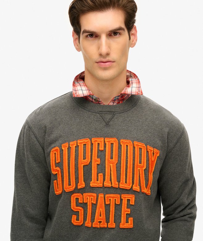 Vintage Athletic Crew Neck Sweatshirt