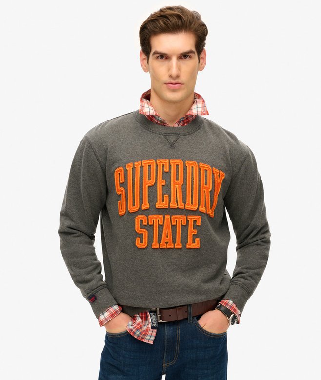Vintage Athletic Crew Neck Sweatshirt