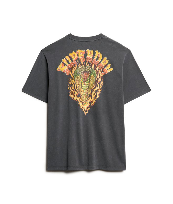 Biker Rock Graphic Loose T-Shirt
