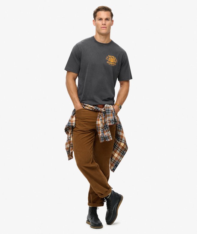 Biker Rock Graphic Loose T-Shirt