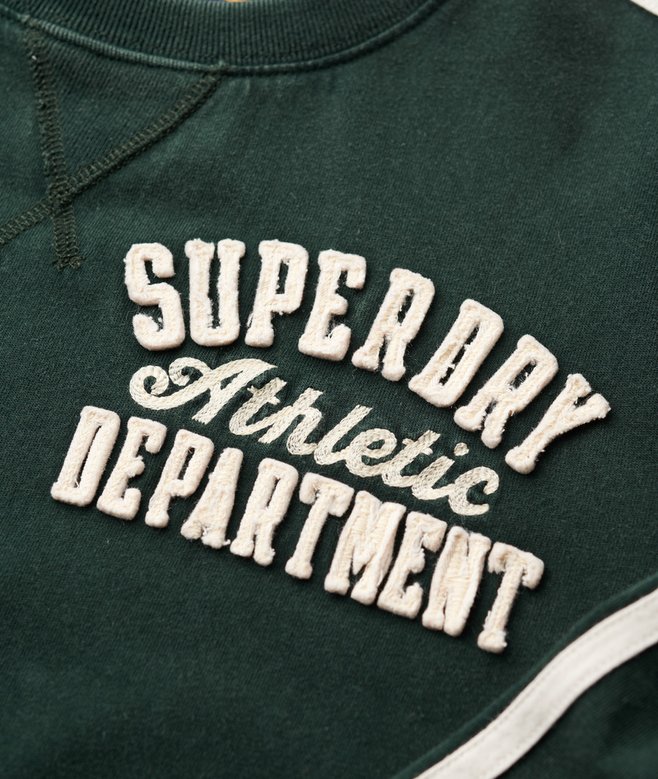 Vintage Athletic Long Sleeve Striped Top