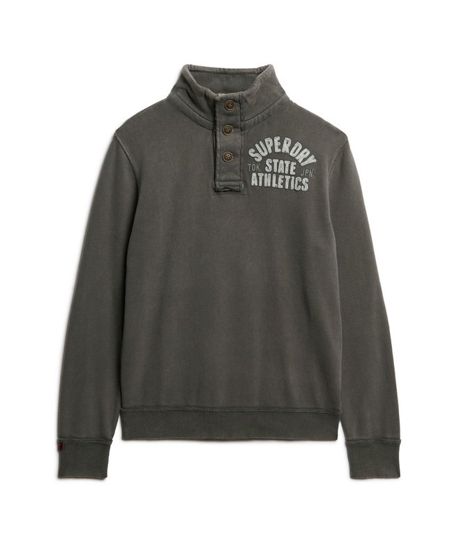 Vintage Athletic Half Button Sweatshirt