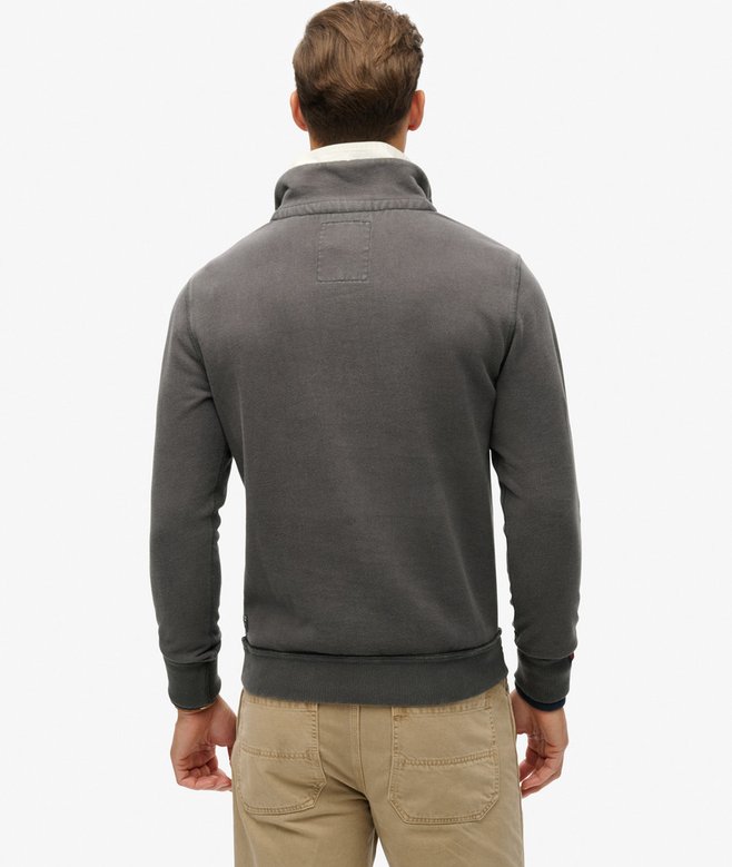 Vintage Athletic Half Button Sweatshirt