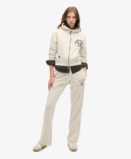 Athletic Essentials Relaxed Crop Zip-hoodie