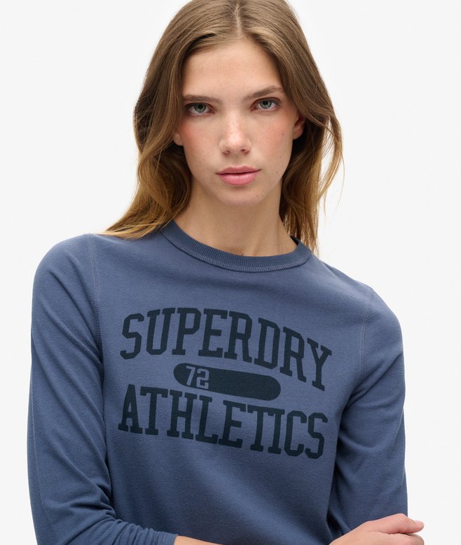 Athletic Essentials Ringer Slim Long Sleeved Top
