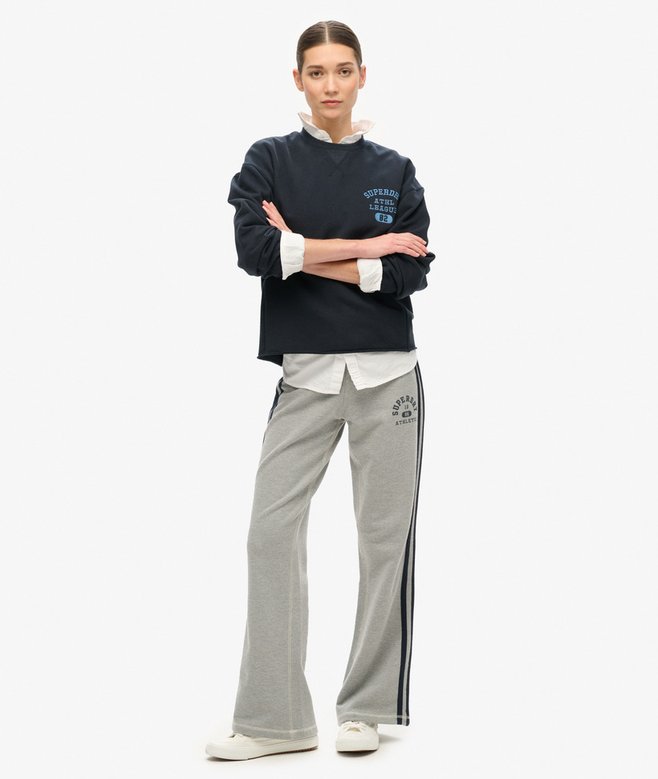Athletic Essentials Loose Crop Crew Sweatshirt