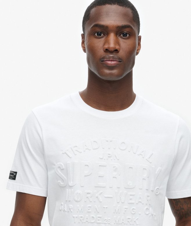 Embossed Logo Graphic T-Shirt