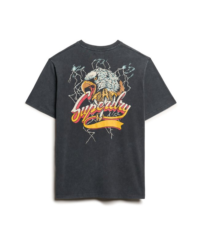Biker Rock Graphic Loose T-Shirt