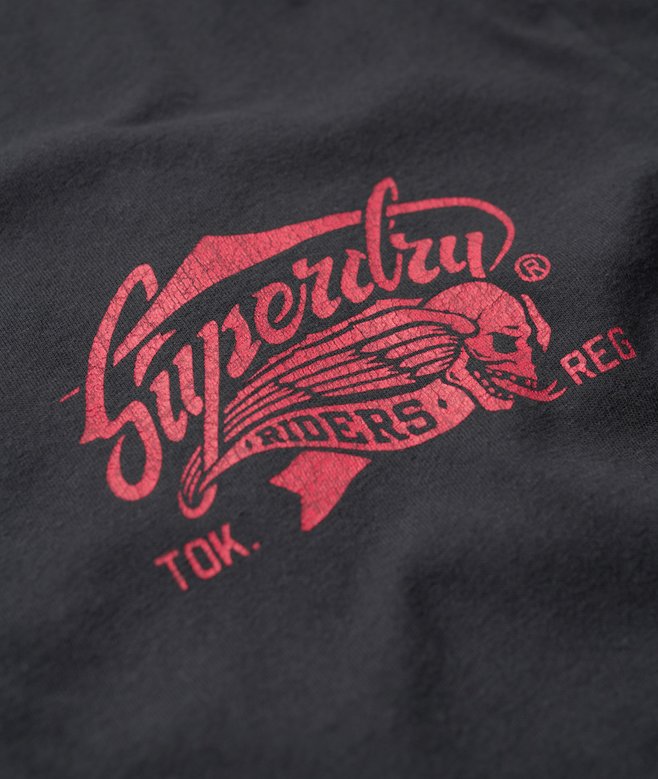 Biker Rock Graphic Loose T-Shirt