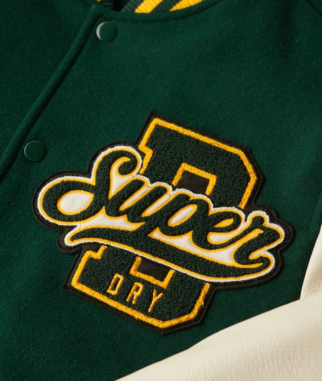 Varsity Wool Bomber Jacket