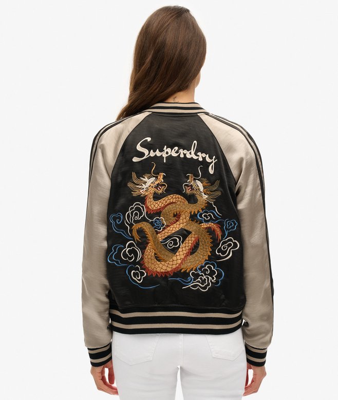 Sukajan Embroidered Bomber Jacket
