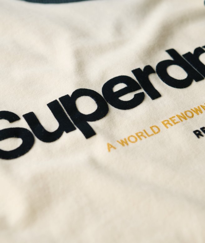 Core Logo Ringer Workwear Graphic T-Shirt