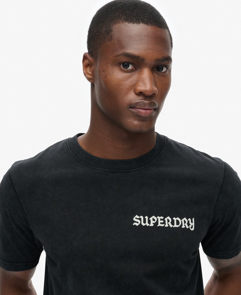 【Superdry】ブラック Superdry タトゥー グラフィック パーカー upload9223368955666514861.jpg?