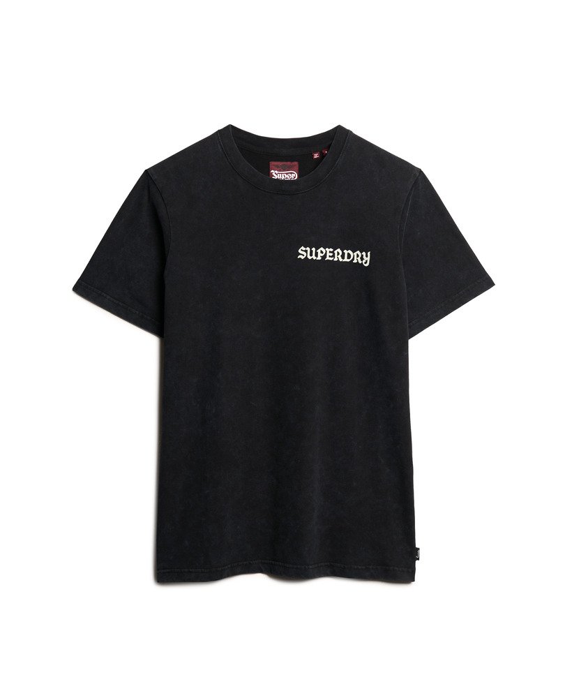 mens Tattoo Graphic T-Shirt in Black | Superdry US