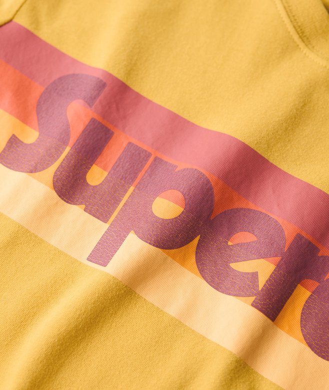 Retro Stripe Logo T-Shirt