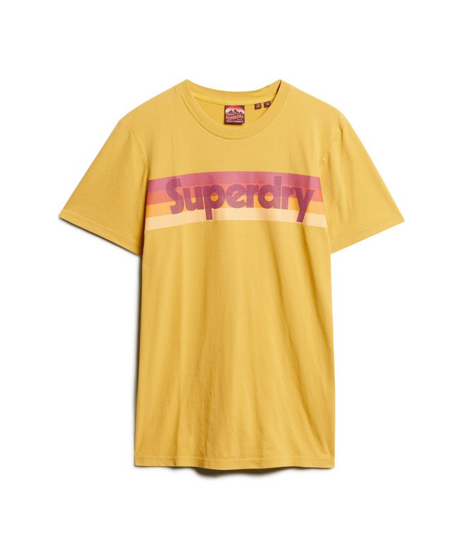 Retro Stripe Logo T-Shirt