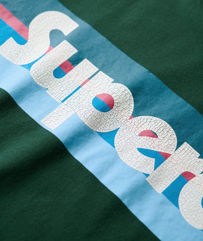 Retro Stripe Logo T-Shirt