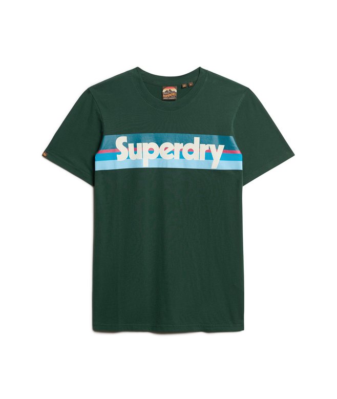 Retro Stripe Logo T-Shirt
