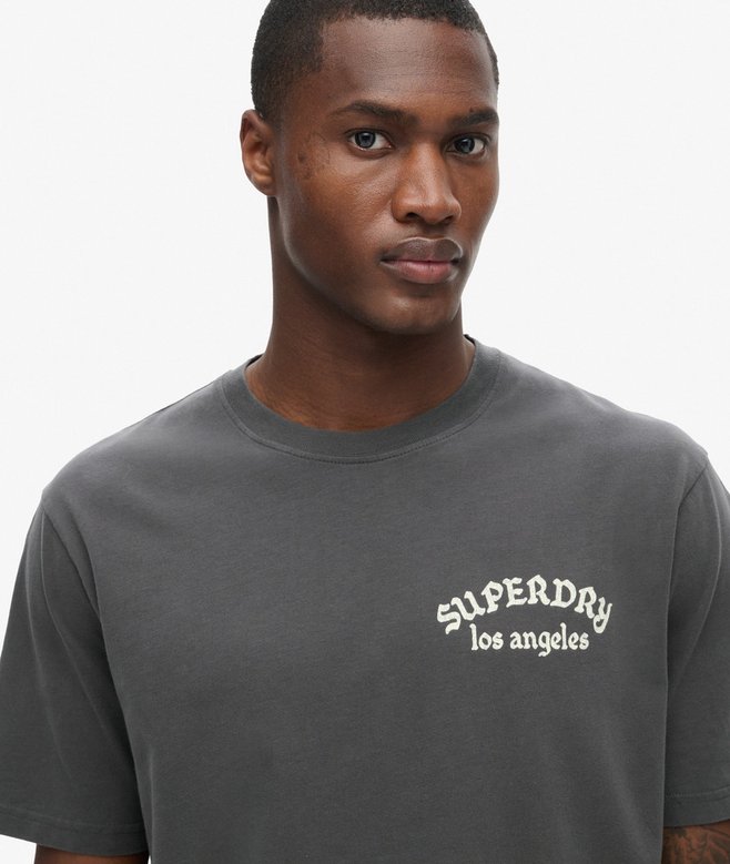 Tattoo Back Graphic Loose T-Shirt