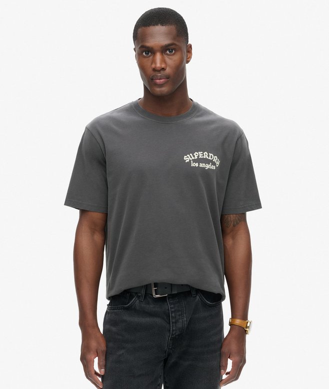 Tattoo Back Graphic Loose T-Shirt