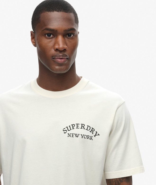 Tattoo Back Graphic Loose T-Shirt