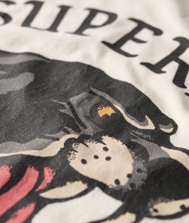 Tattoo Back Graphic Loose T-Shirt
