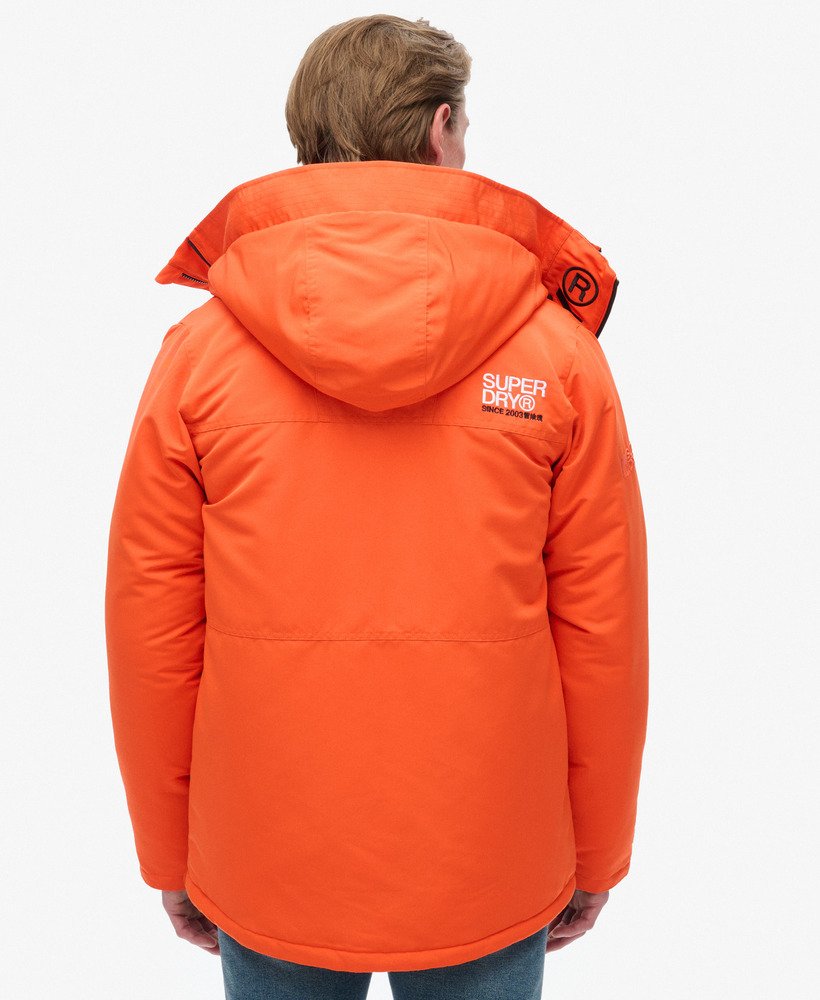 Manteau Superdry Coupe-vent Avec Capuche - Double Zip - Rose Vif Et Noir - Taille M