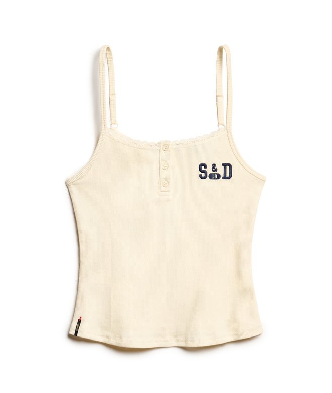 Athletic Essentials Graphic Button Cami