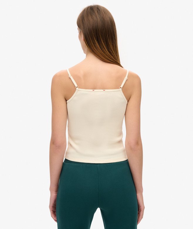 Athletic Essentials Graphic Button Cami