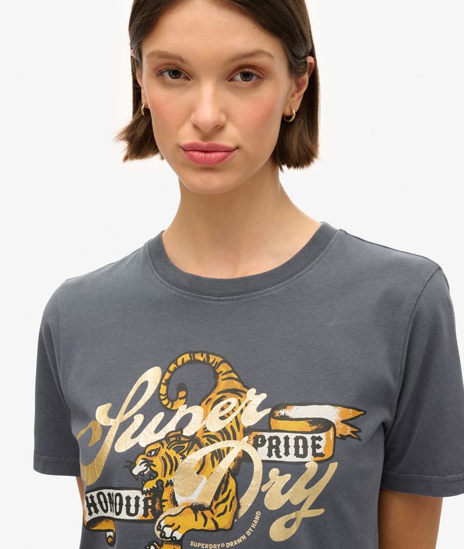 Tattoo Script Relaxed T-Shirt