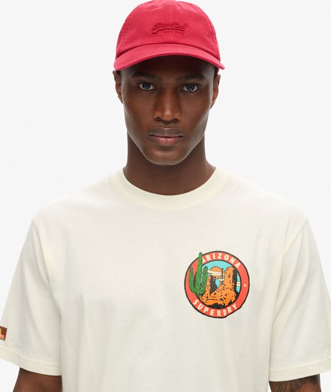 Travel Postcard Chest Print T-Shirt