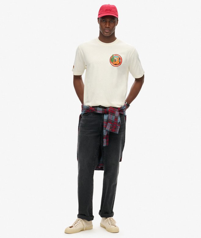 Travel Postcard Chest Print T-Shirt