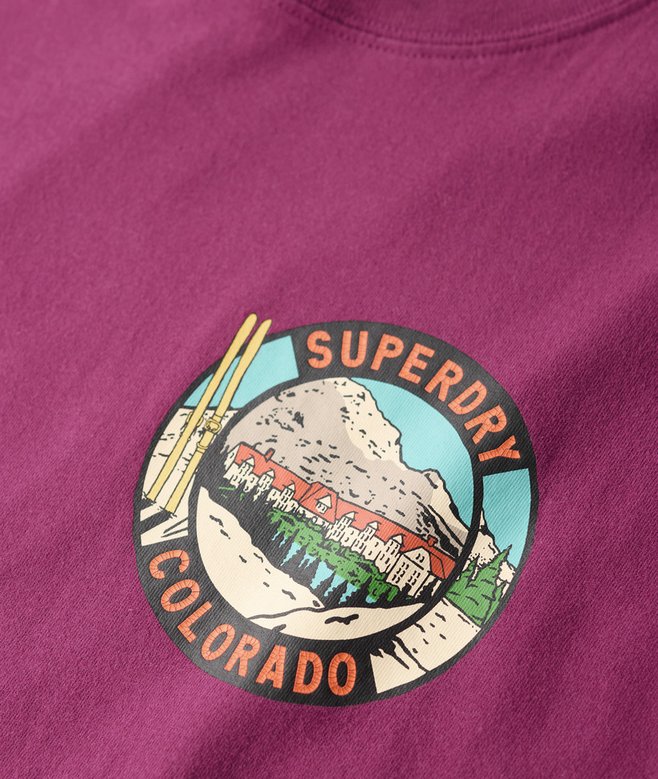 Travel Postcard Chest Print T-Shirt