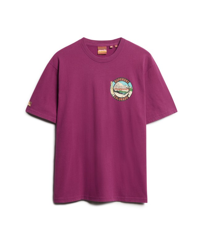 Travel Postcard Chest Print T-Shirt