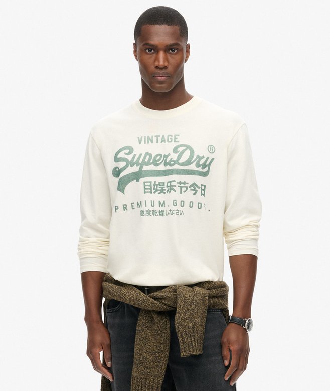Classic Graphic Long-Sleeved Top