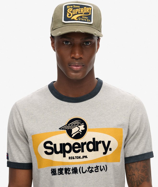 Core Logo Ringer Workwear Graphic T-Shirt