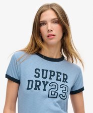 Athletic Essentials Ringer T-shirt met aansluitende pasvorm