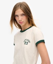 Athletic Essentials Ringer Fitted T-Shirt