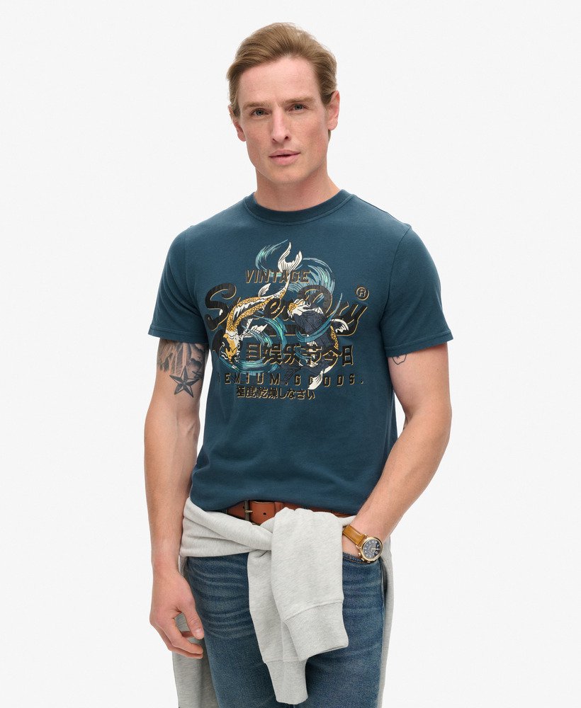 Superdry★ロス・グラフィック ロゴ☆メンズＴシャツ Mens Superdry Graphic Limited Edition Cotton T-Shirt NEW | eBay