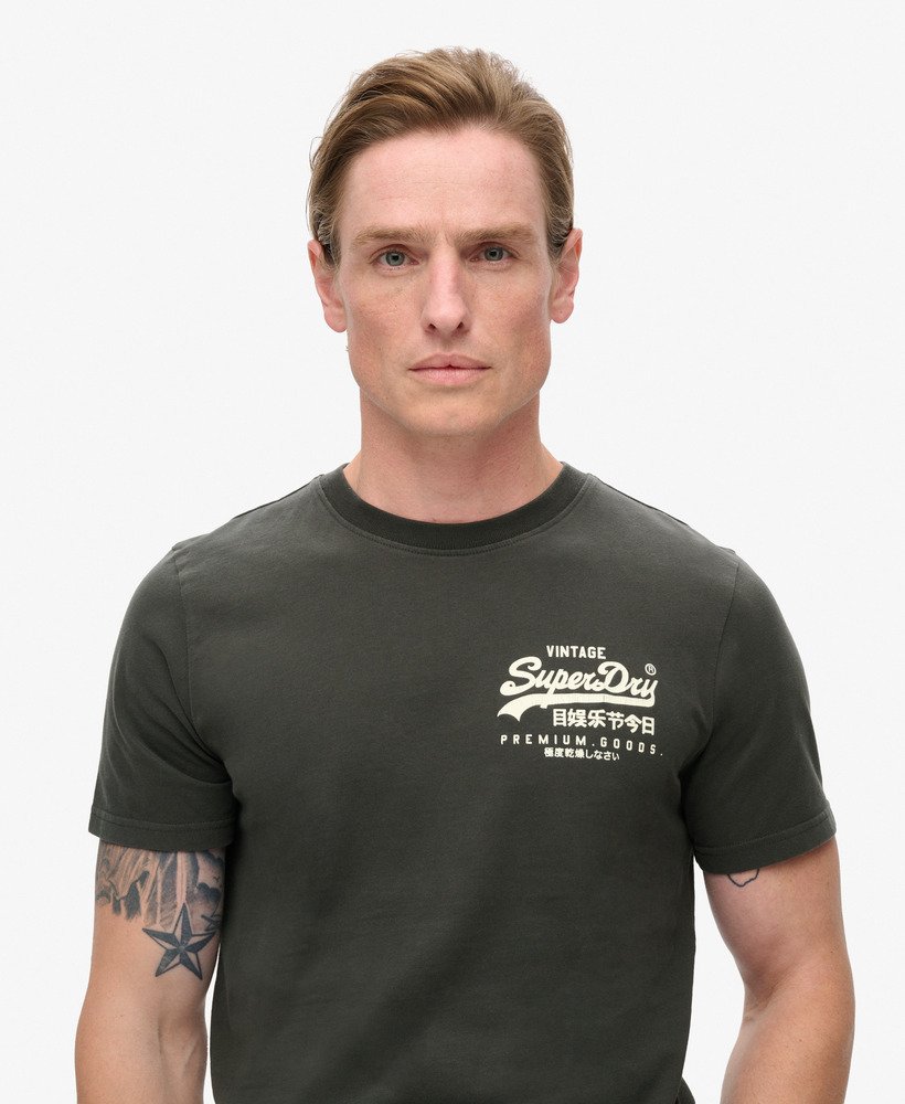 REID JAPANドライTシャツ mens Tokyo Graphic T-Shirt in Washed Black | Superdry US