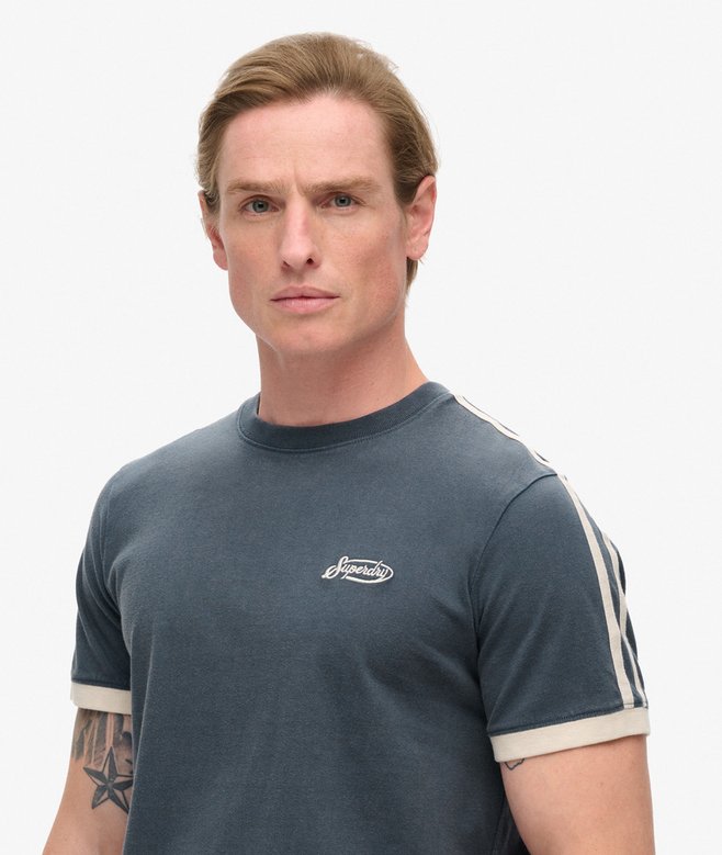 Essential Logo Retro Striped T-Shirt