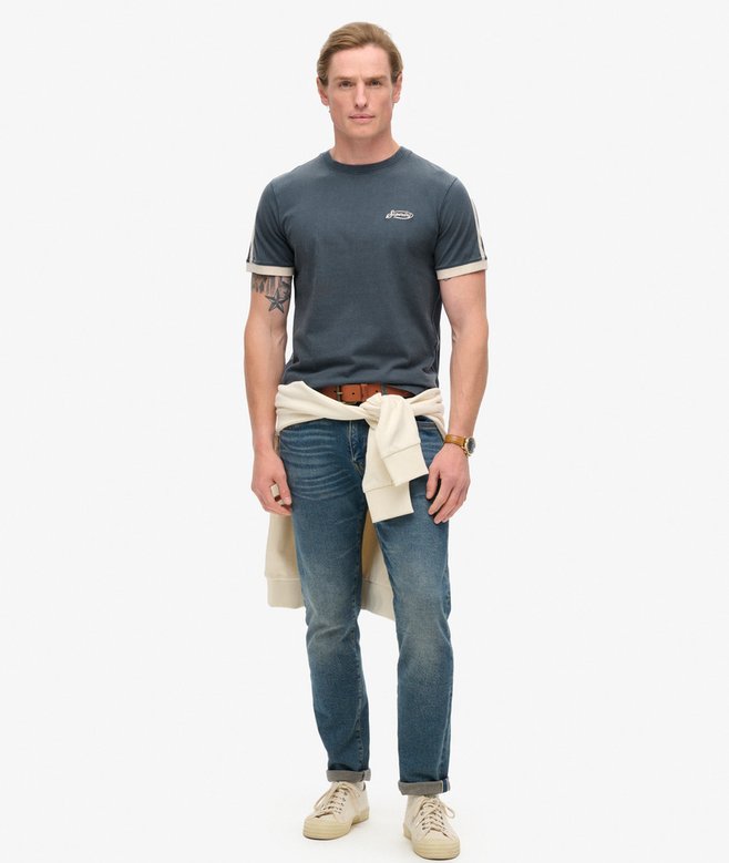 Essential Logo Retro Striped T-Shirt