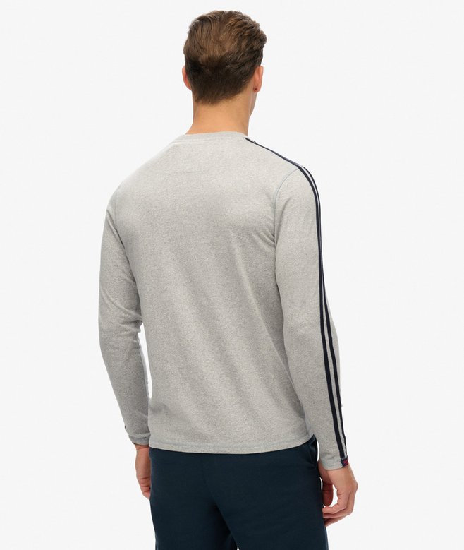 Vintage Athletic Long Sleeve Striped Top
