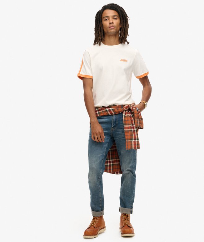 Essential Logo Retro Striped T-Shirt