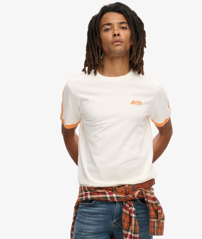Essential Logo Retro Striped T-Shirt