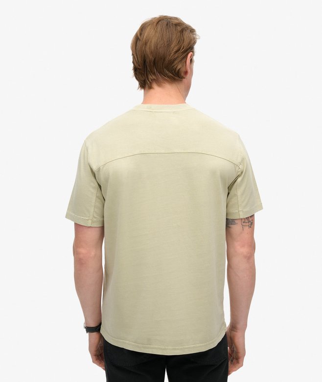 Contrast Stitch Pocket T-Shirt