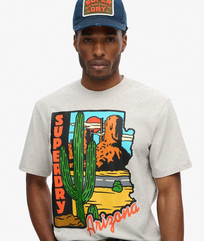 Travel Postcard Graphic T-Shirt
