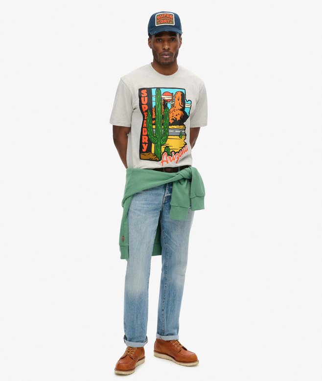 Travel Postcard Graphic T-Shirt