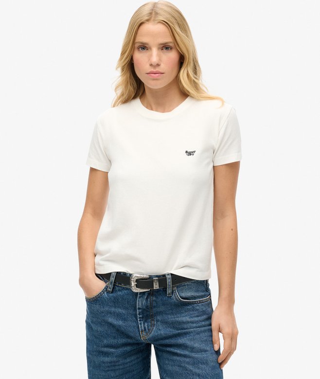 superdry Camiseta ajustada con logotipo Essential