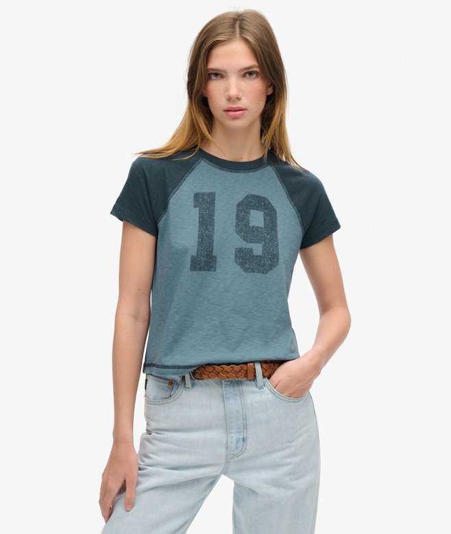 Athletic Essentials Raglan Fitted T-Shirt